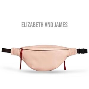 New Elizabeth and James Nappa Leather Fanny Pack belly bag in Pink